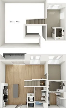 B12 Two Bedroom Loft B12 Two Bedroom Loft