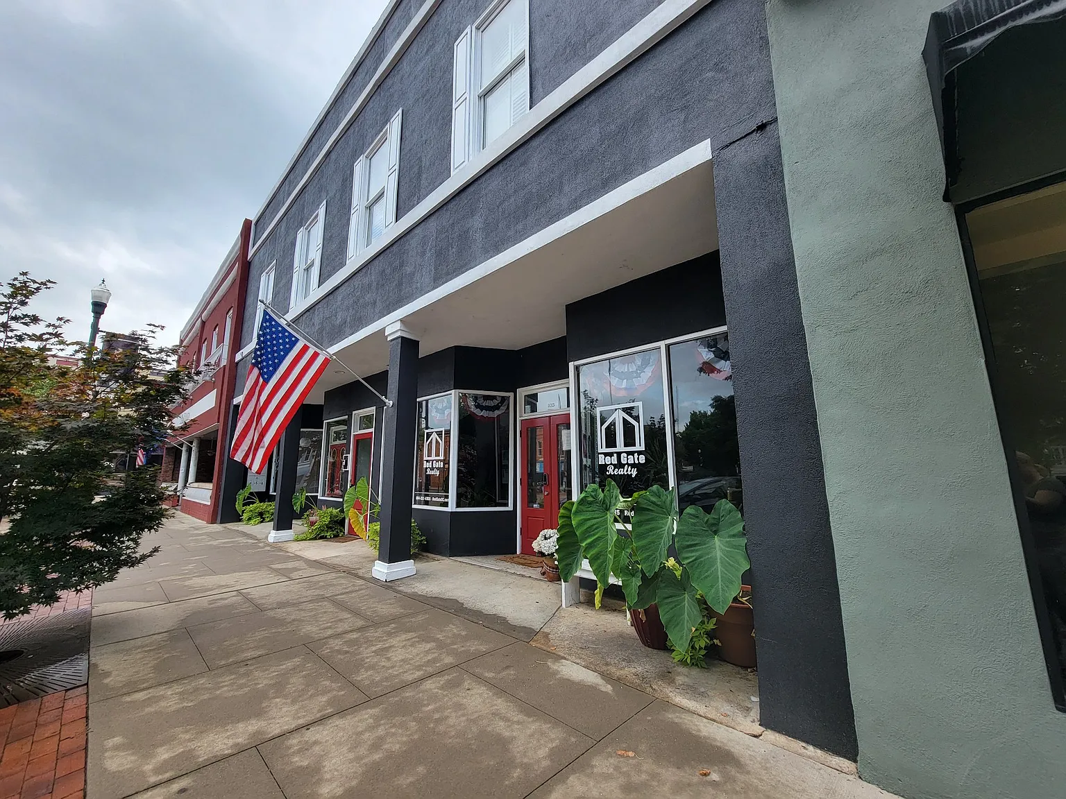The front entrance