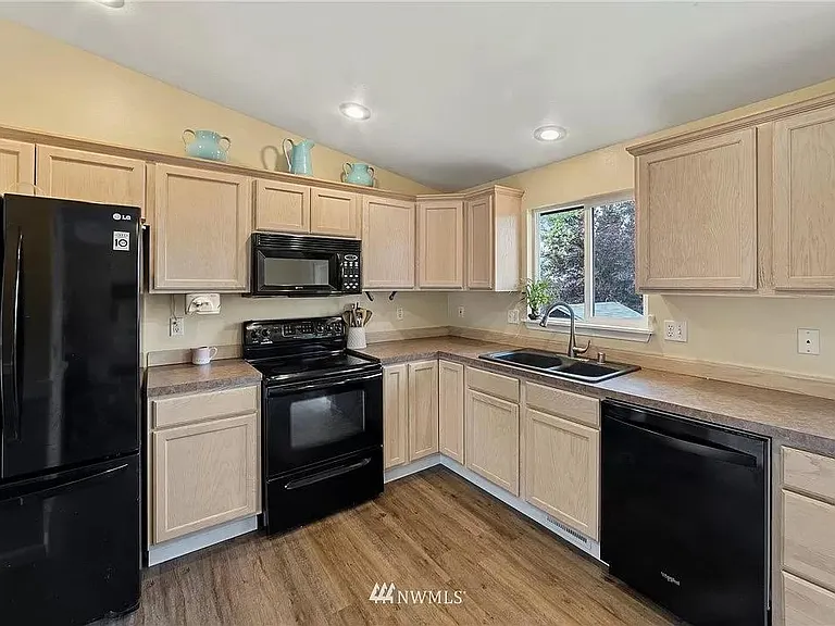 Kitchen with prior appliances