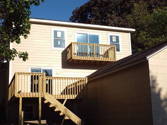 Master porch and lower porch