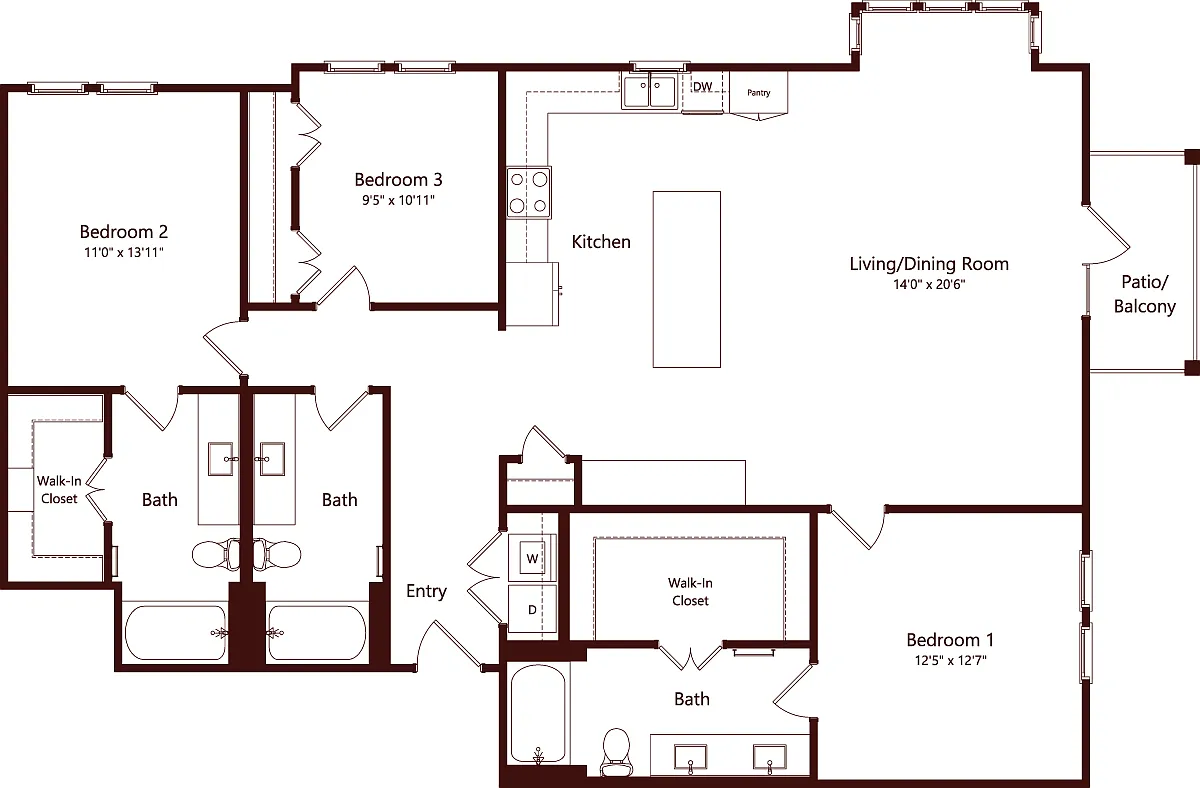Floor plan C2