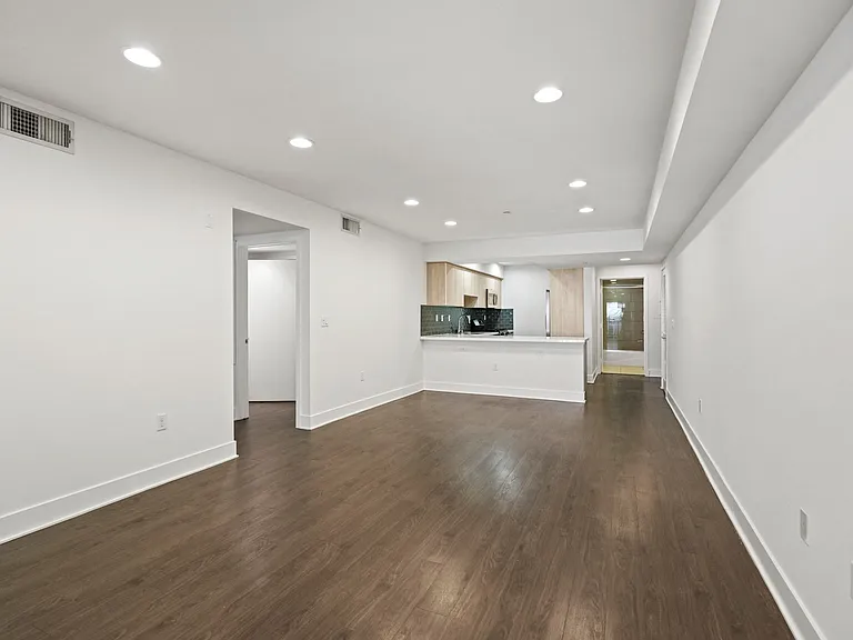 Open-Concept Kitchen, Dining, and Living Room Areas