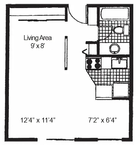 Floor plan Studio