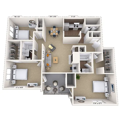Floor plan Redbud