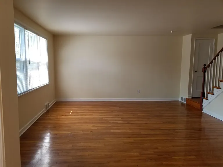 View of living room from dining room