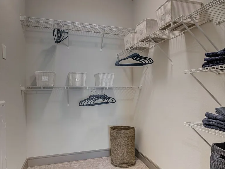 Walk-in closet (select apartments)