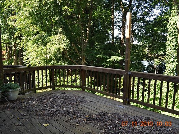 Deck with lake view