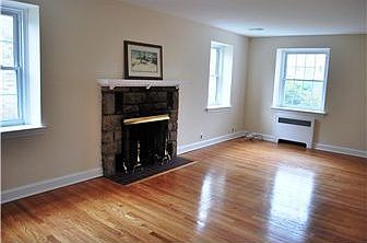 Living room awaits your personal touches!