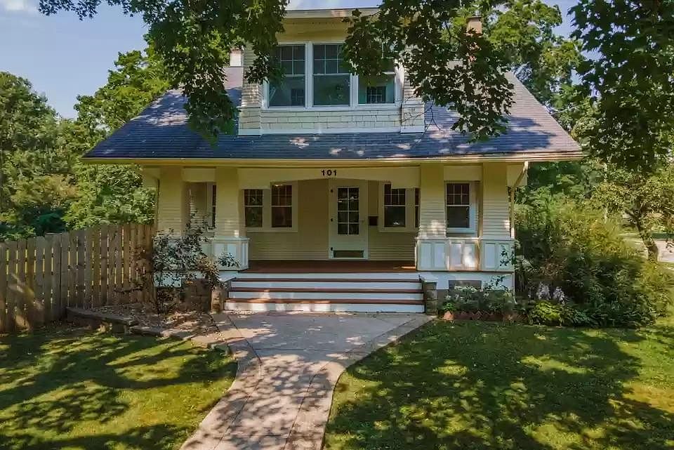 Front Entrance of house from Grove St.