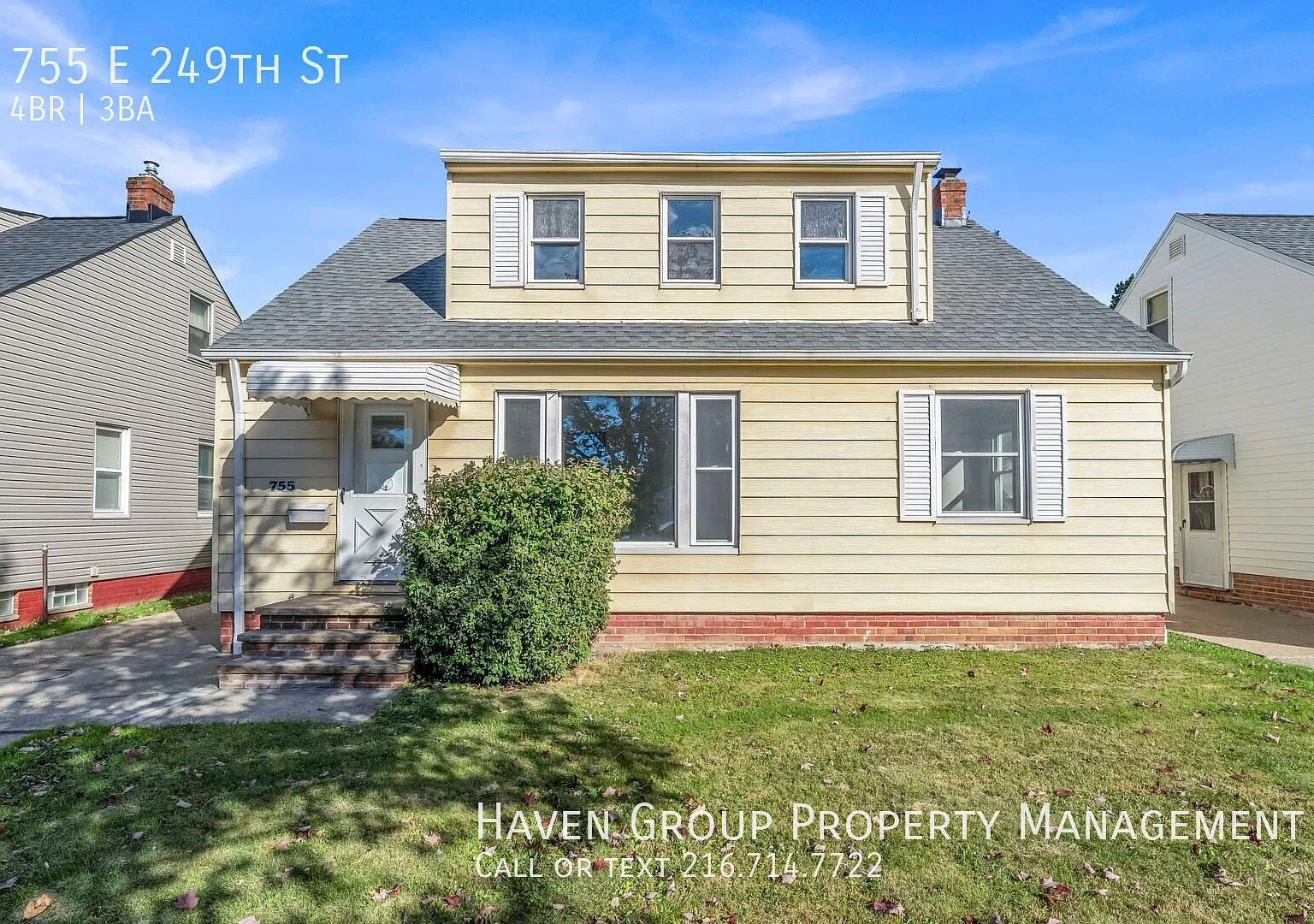 755 E 249th St, Euclid, OH 44123 - Spacious 4-bed 2.5-bath single-family home! — Photo 1