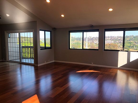 Just inside front door.