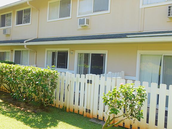 Fenced back courtyard.