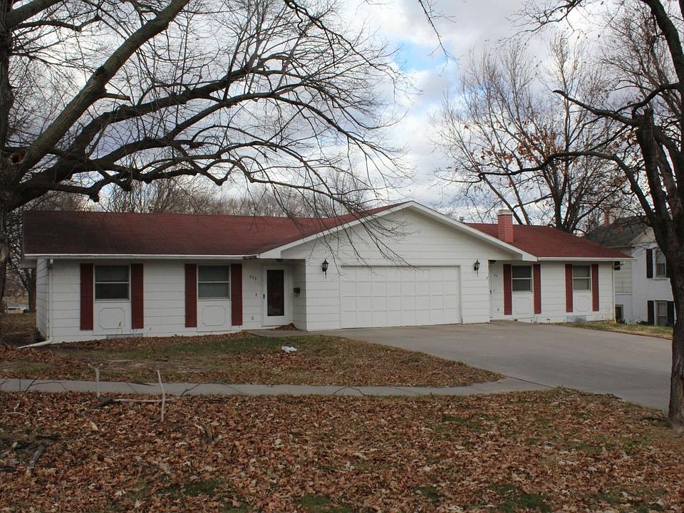 West side of duplex