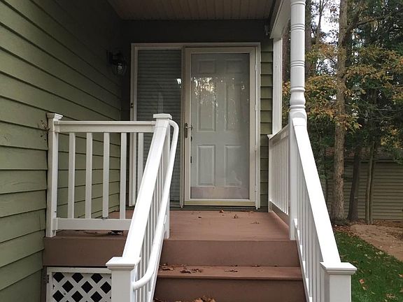 Front door and porch