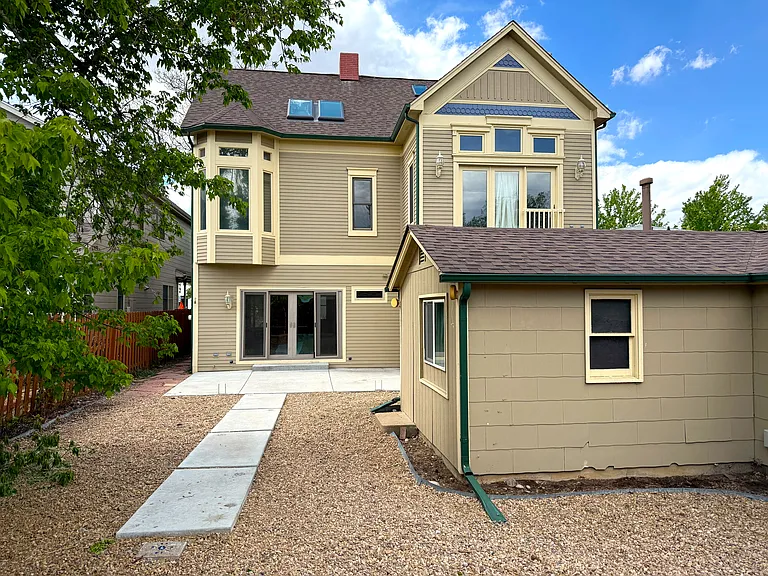 Back of house. Large enclosed back yard.