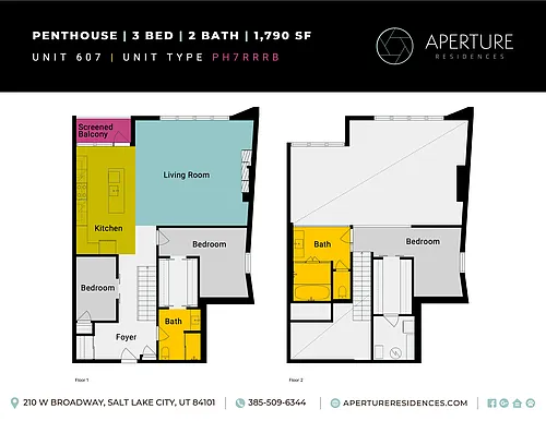 Floor plan 3x2 Penthouse