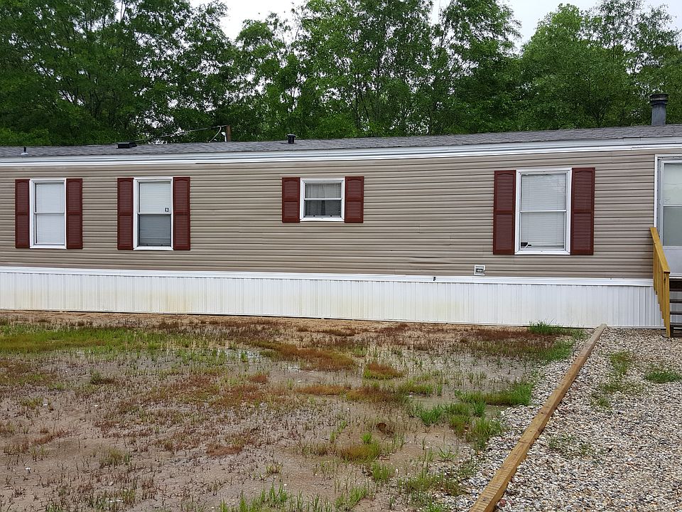 Front of Trailer Home