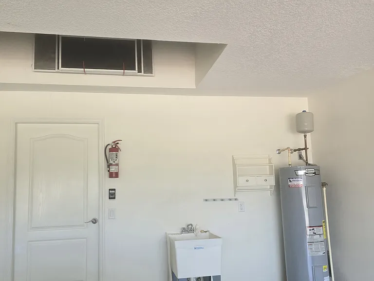 Two-Car Garage with Sink and Hot Water Heater