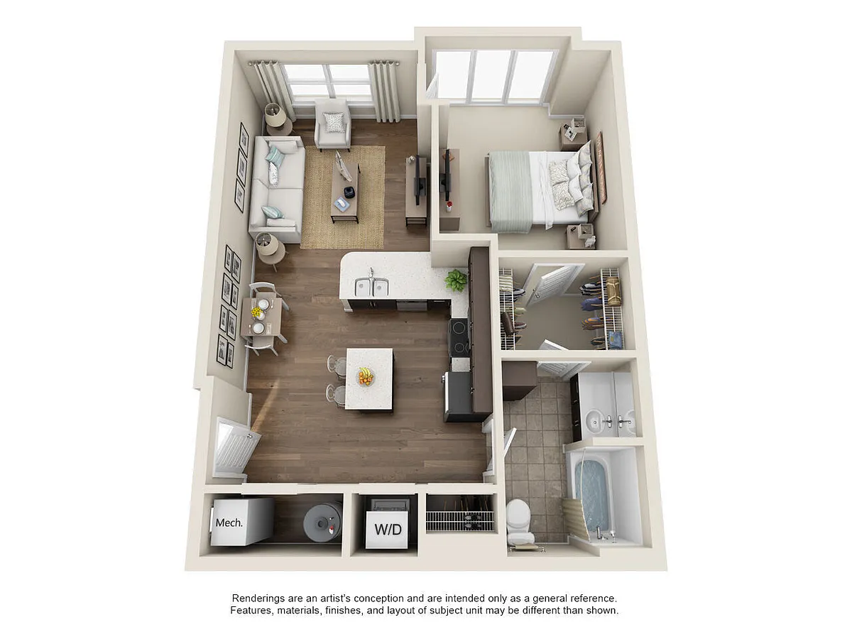 Floor plan Opal *Newly Renovated