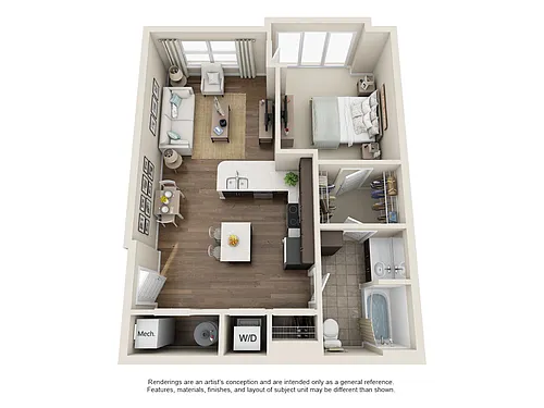 Floor plan Opal *Newly Renovated