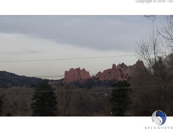 Breathtaking View of Garden of the Gods From the Back Deck off the Kitchen!