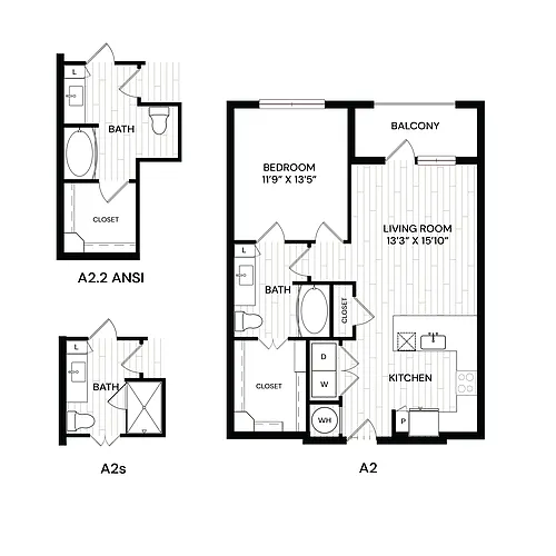 Floor plan A2.2 ANSI