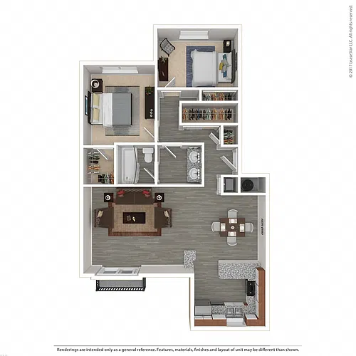 Floor plan 2 Bedrooms 1 bath Renovated