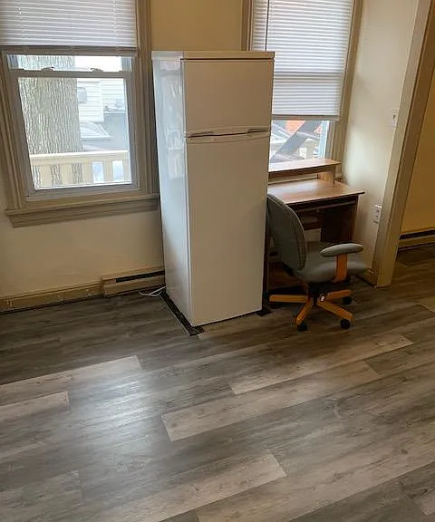 New Computer desk, and lots of light in the kitchen.