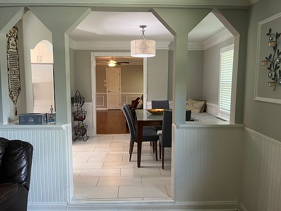 View of dining area from the family room