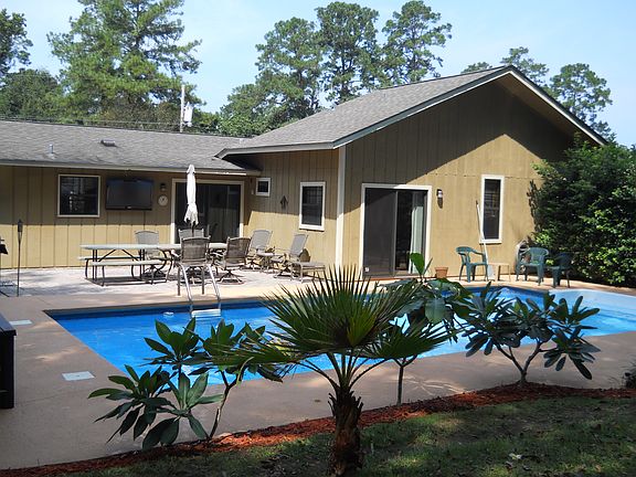 Back of house, patio & pool