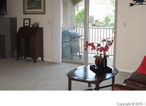 Living Room exits out to the balcony