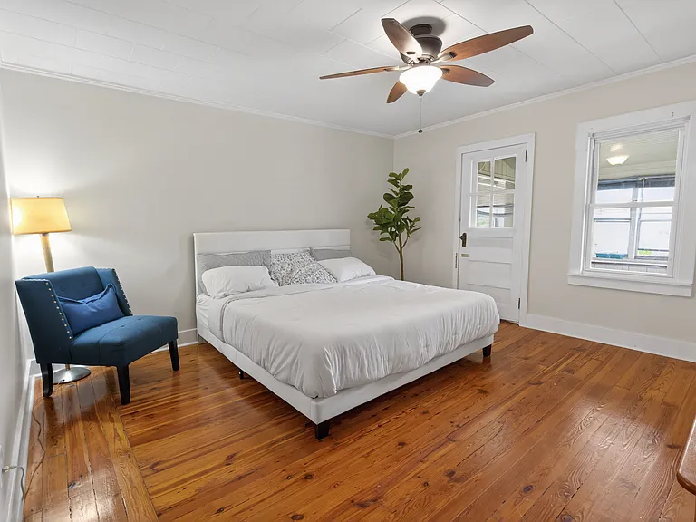 Primary Bedroom with Front Porch access