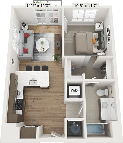 Floor plan A1
