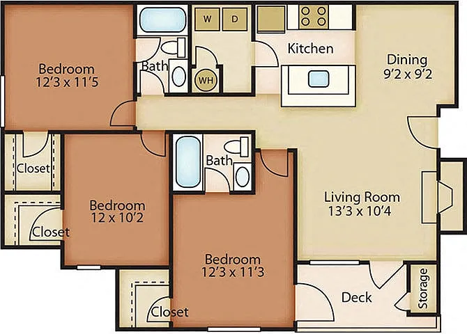 Floor plan Carlisle Redwood Reno