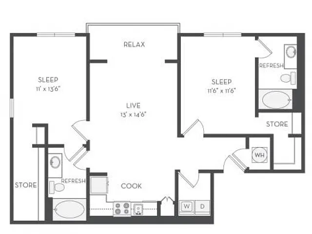 Floor plan The Alexander