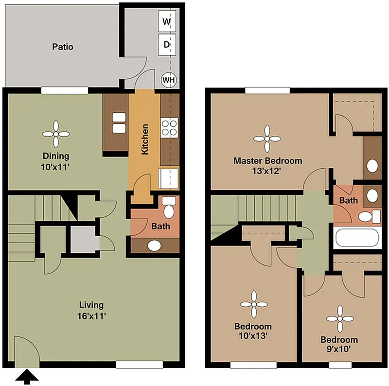 Floor plan 3 Bedroom Renovated/79