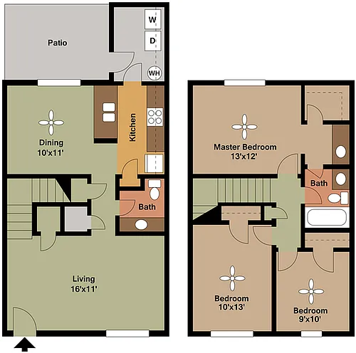Floor plan 3 Bedroom Renovated/79