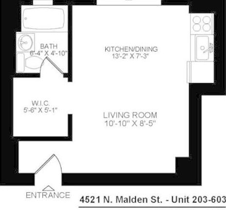 3rd image of 4522 N Malden St #204