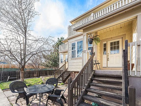Patio by the front entry.