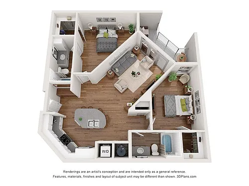 Floor plan The Hendrix