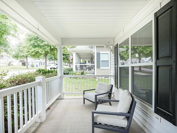 Inviting and Large front porch area