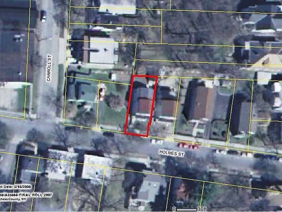 Aerial Viiew of Property in Red