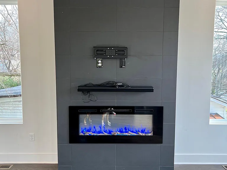 TV mount will remain
