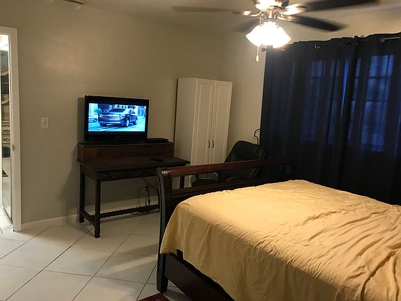 Desk and cabinet