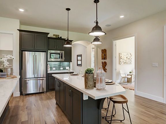 Plan 5051 kitchen - staged