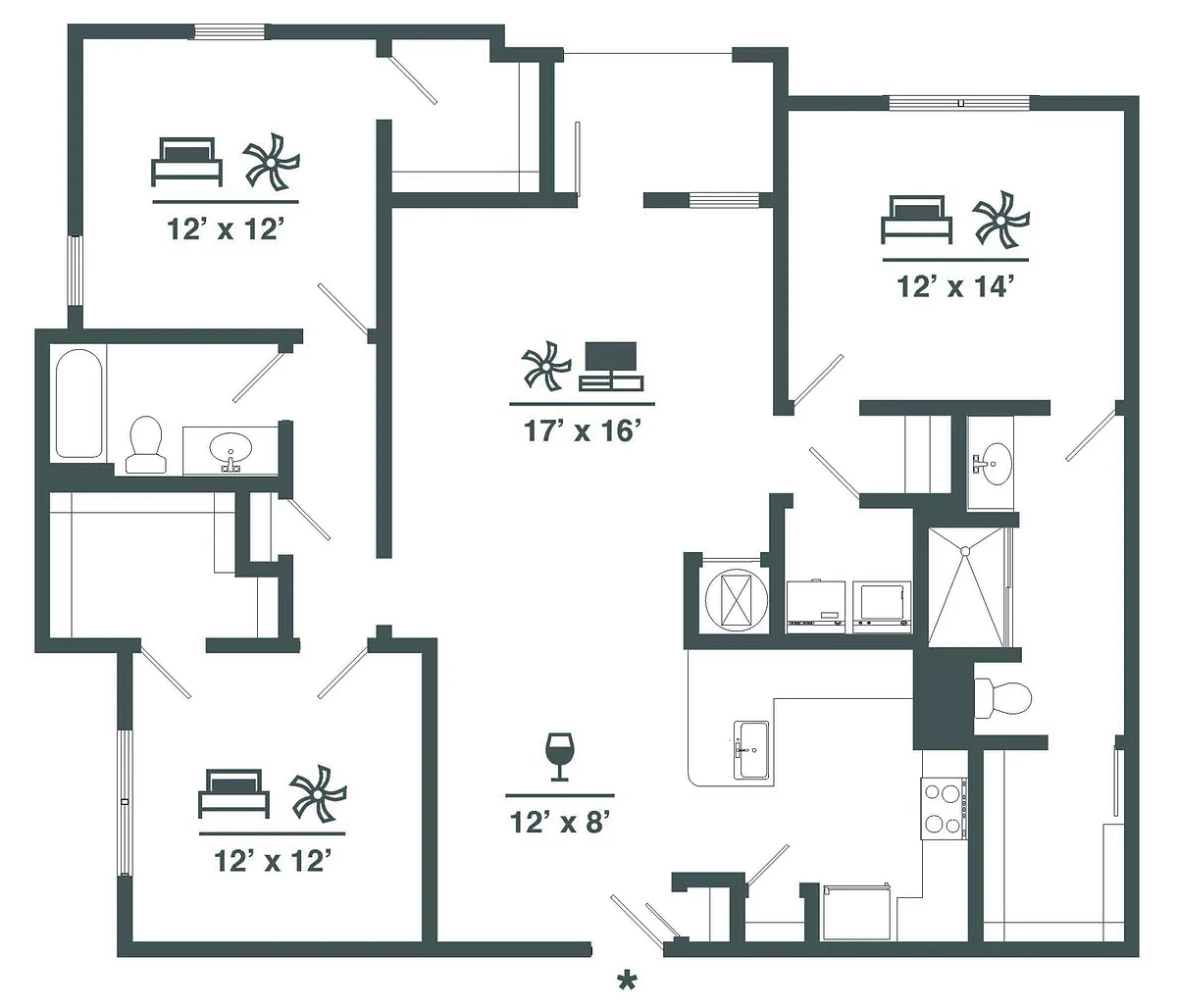 Floor plan C1
