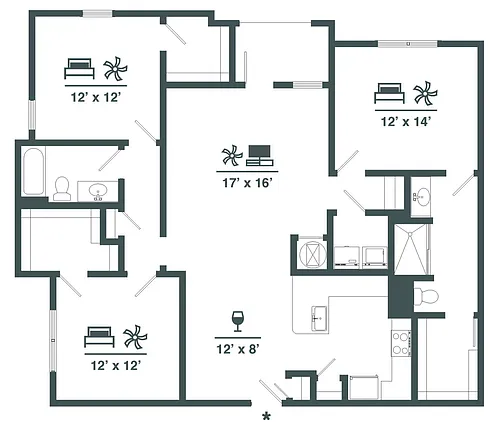 Floor plan C1