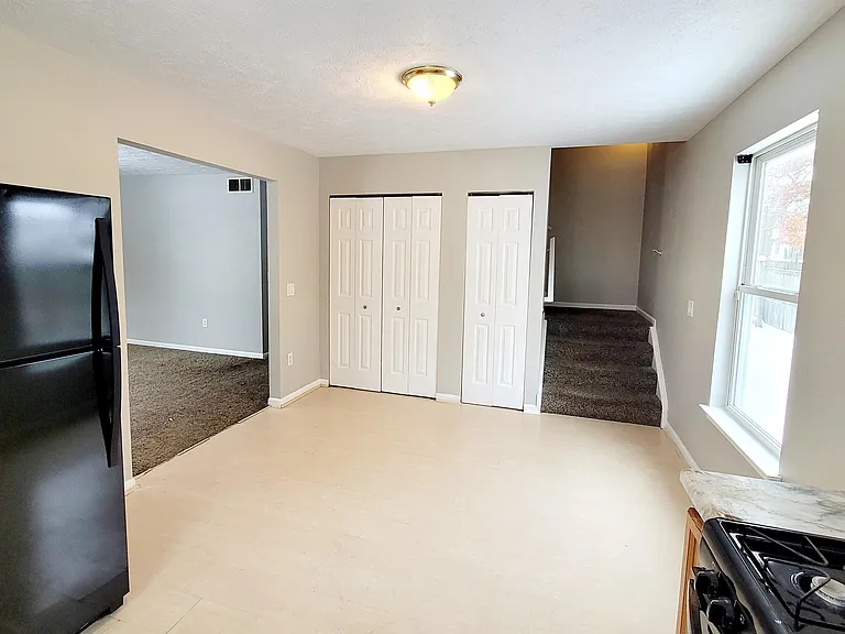 Eat in kitchen with double pantry