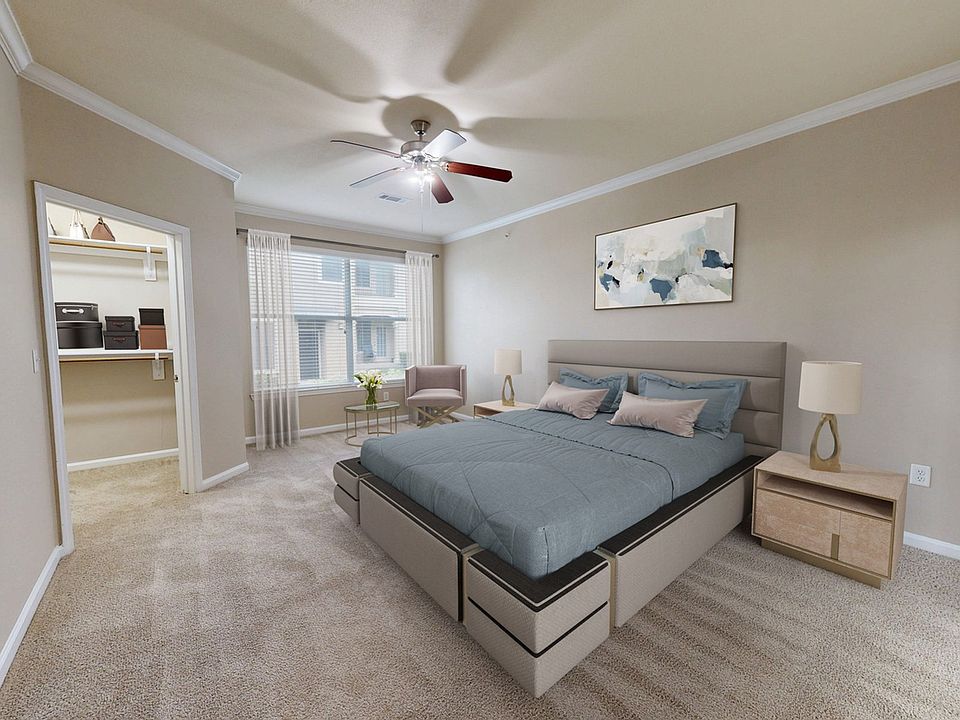 Spacious Bedroom with Large Window