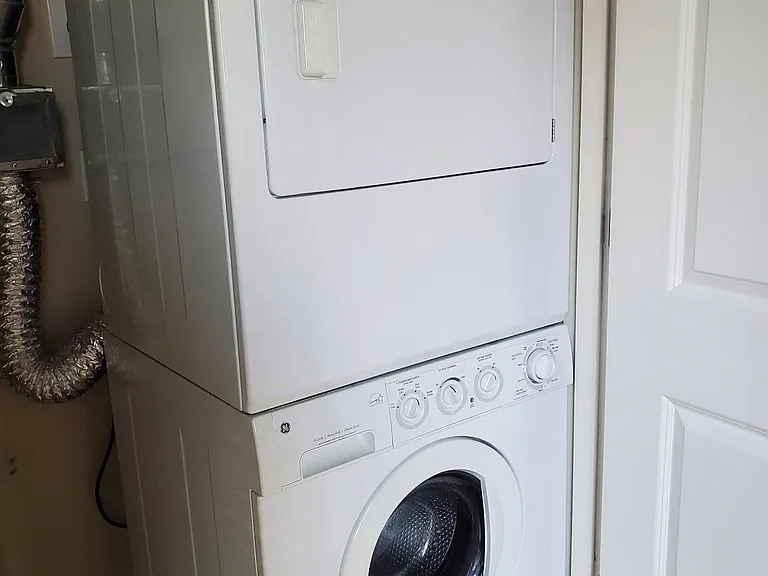 Washer and dryer inside the condo unit